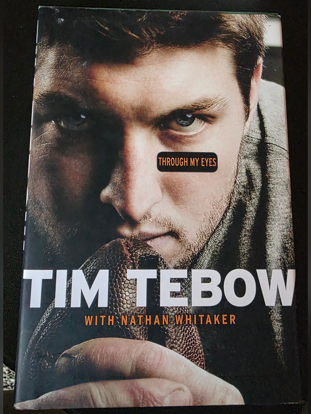 New Through My Eyes Tim Tebow Hardcover Book New Football Autobiography